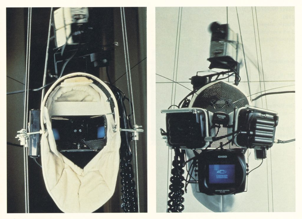 Vito Acconci, Virtual Intelligence mask, (1993)