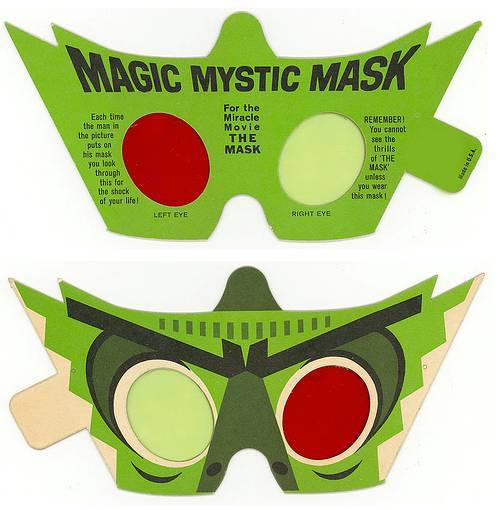 Custom glasses for the movie - The Mask, 1961