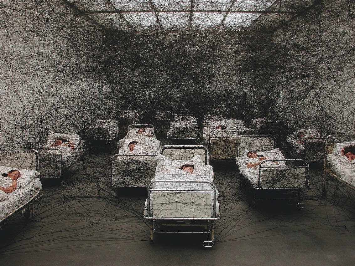 Chiharu Shiota - During Sleep